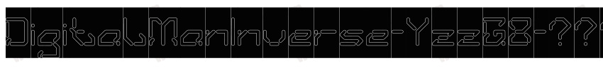 DigitalManInverse-YzzG8字体转换