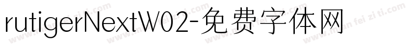 rutigerNextW02字体转换