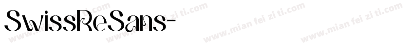 SwissReSans字体转换