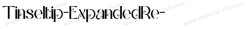 Tinseltip-ExpandedRe字体转换