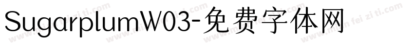 SugarplumW03字体转换
