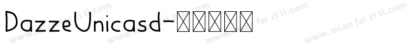 DazzeUnicasd字体转换