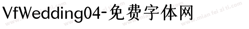 VfWedding04字体转换