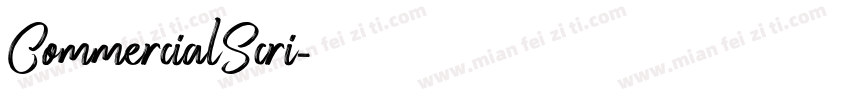CommercialScri字体转换