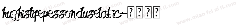 hughislifepessonduselatic字体转换