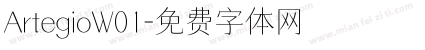 ArtegioW01字体转换