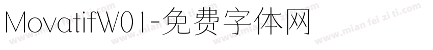 MovatifW01字体转换