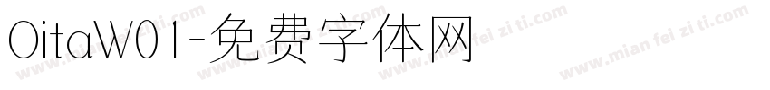 OitaW01字体转换