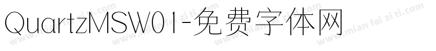 QuartzMSW01字体转换