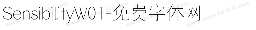 SensibilityW01字体转换