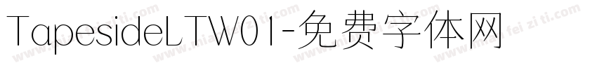 TapesideLTW01字体转换