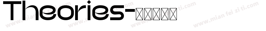 Theories字体转换