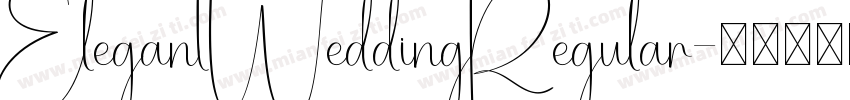 ElegantWeddingRegular字体转换