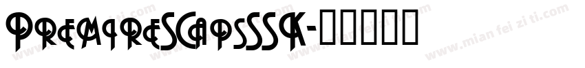 PremireSCapsSSK字体转换