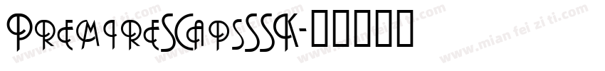 PremireSCapsSSK字体转换