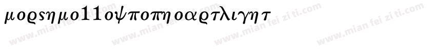 morshmo11owpophoartlight字体转换