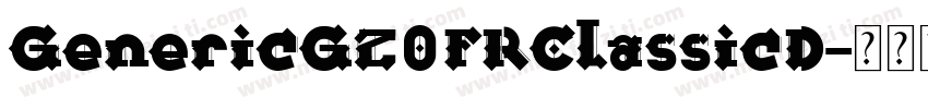 GenericG20FRClassicD字体转换