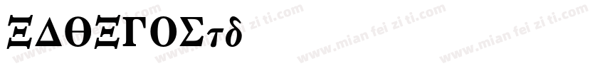 YDVYGOStd13字体转换