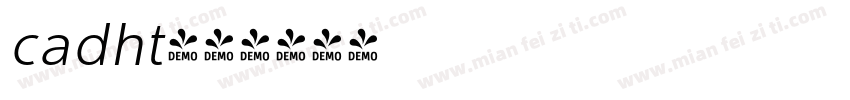 cadht字体转换