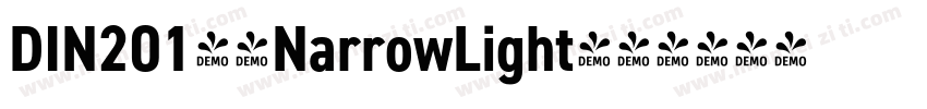 DIN2014-NarrowLight字体转换