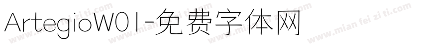 ArtegioW01字体转换