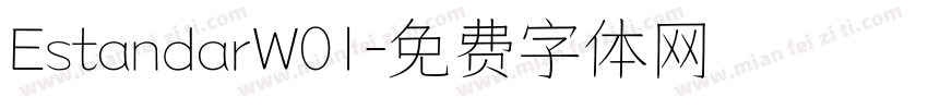 EstandarW01字体转换