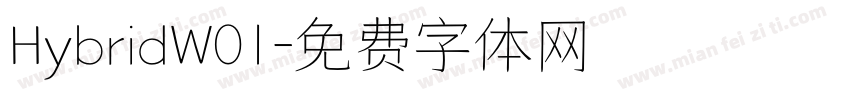 HybridW01字体转换