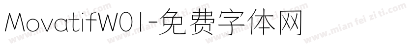 MovatifW01字体转换