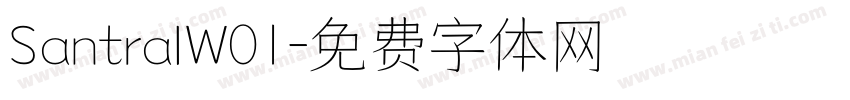 SantralW01字体转换