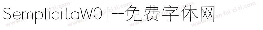 SemplicitaW01-字体转换