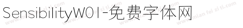 SensibilityW01字体转换