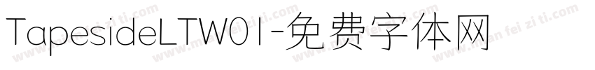 TapesideLTW01字体转换