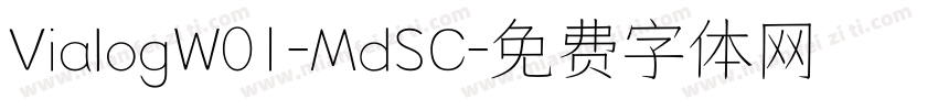 VialogW01-MdSC字体转换