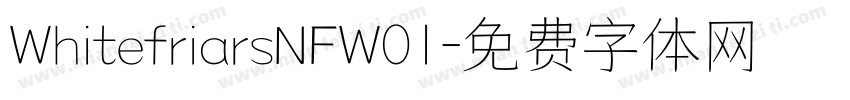 WhitefriarsNFW01字体转换