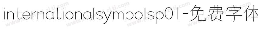 internationalsymbolsp01字体转换