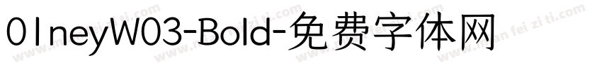 01neyW03-Bold字体转换