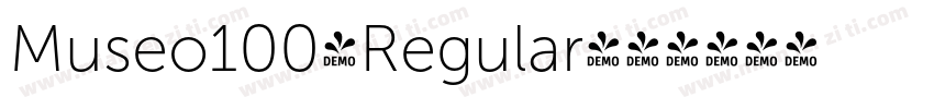 Museo100-Regular字体转换