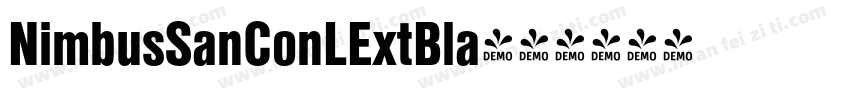 NimbusSanConLExtBla字体转换
