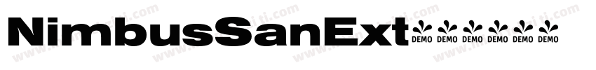 NimbusSanExt字体转换