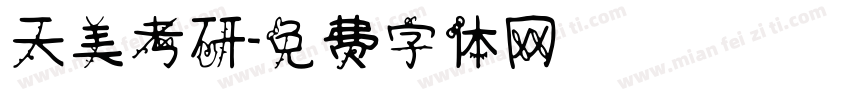 天美考研字体转换