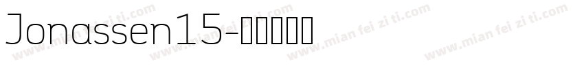 Jonassen15字体转换