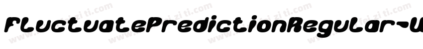 FluctuatePredictionRegular-WGBv字体转换
