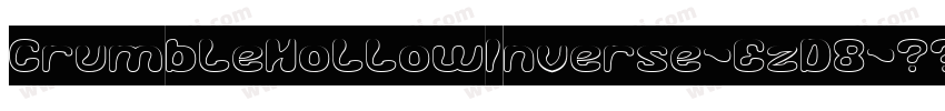 CrumbleHollowInverse-EzD8字体转换