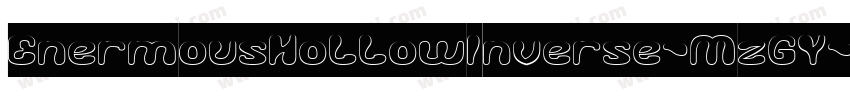 EnermousHollowInverse-MzGY字体转换