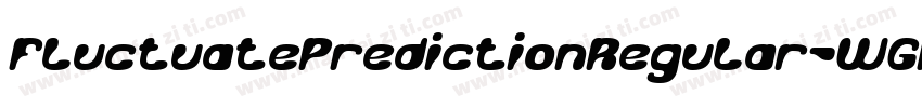 FluctuatePredictionRegular-WGBv字体转换