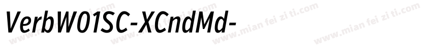 VerbW01SC-XCndMd字体转换