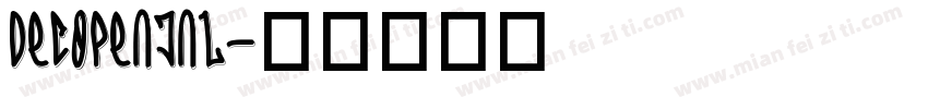 DecoPenJNL字体转换