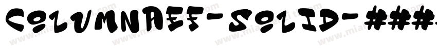 ColumnaEF-Solid字体转换