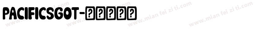 PacificSGOT字体转换