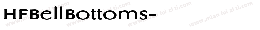 HFBellBottoms字体转换